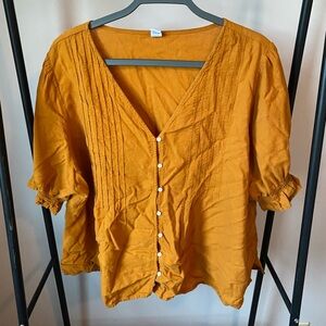 Yellow blouse